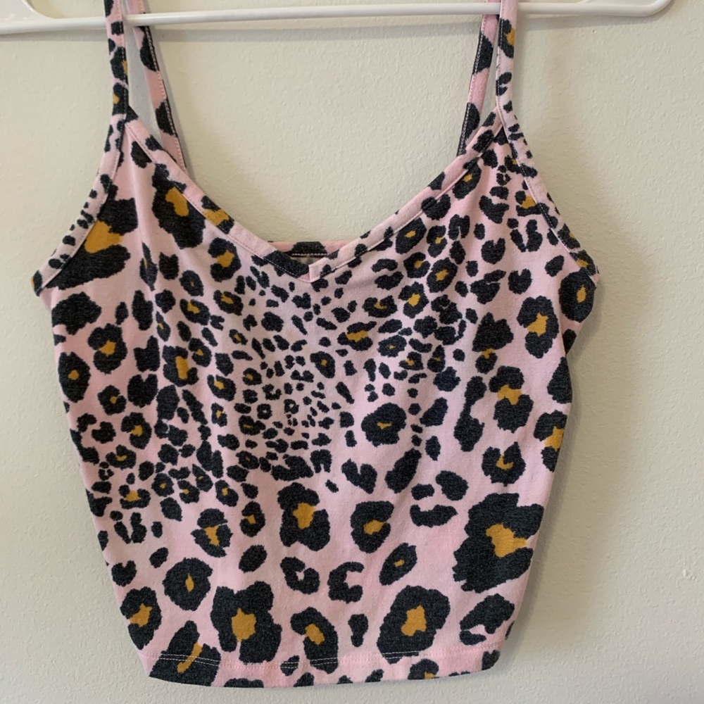 Forever 21 Cheetah Crop Top